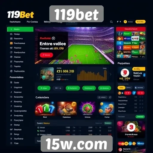 Interface do usuário do site 119bet avaliada